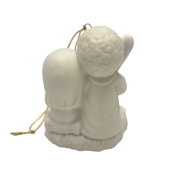 Vintage 1996 PRECIOUS MOMENTS Porcelain ORNAMENT With Box "God's Precious Gift" - Picture 2 of 5